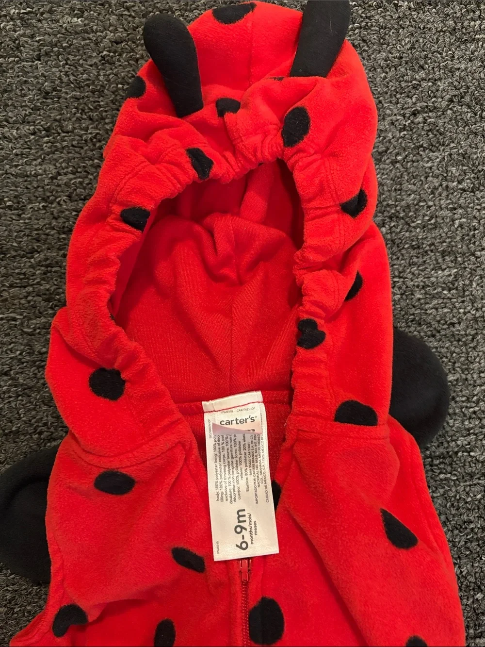 Carters plush ladybug